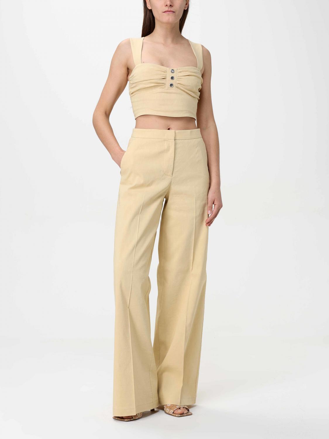 PINKO TOP: Top mujer Pinko, Amarillo - Img 2