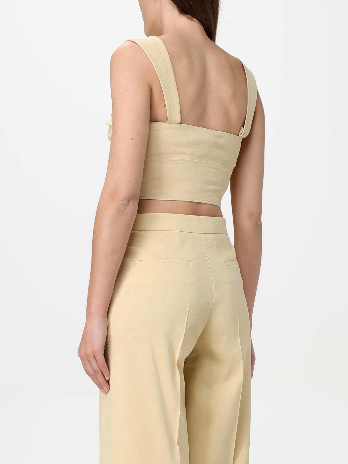 PINKO TOP: Top mujer Pinko, Amarillo - Img 3