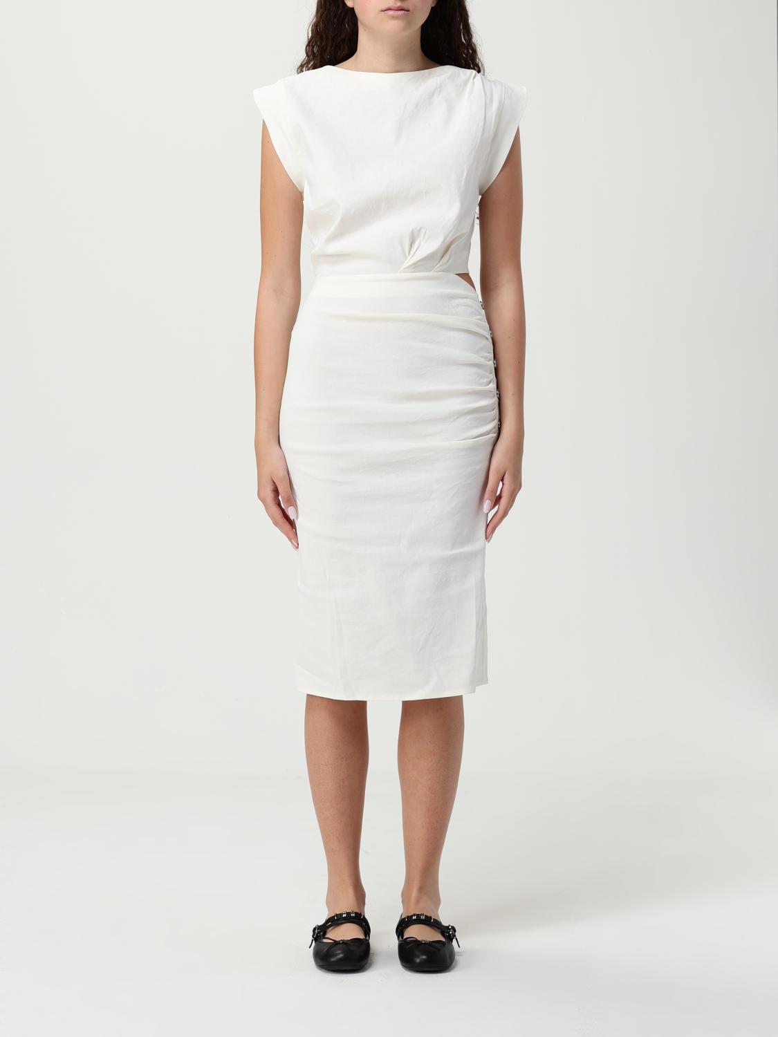 PINKO VESTIDO: Vestido mujer Pinko, Blanco - Img 1