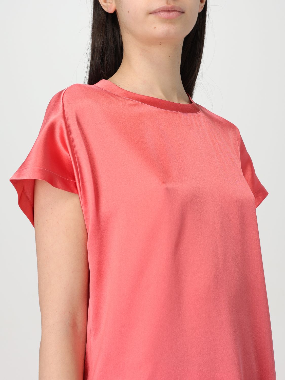 PINKO TOP E BLUSE: Blusa Pinko in seta , Corallo - Img 3