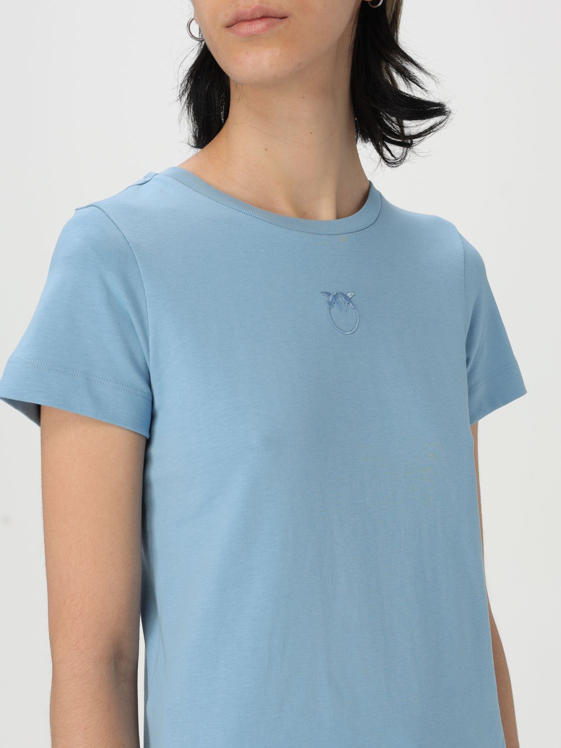 PINKO Tシャツ: Tシャツ レディース Pinko, ブルー - Img 3