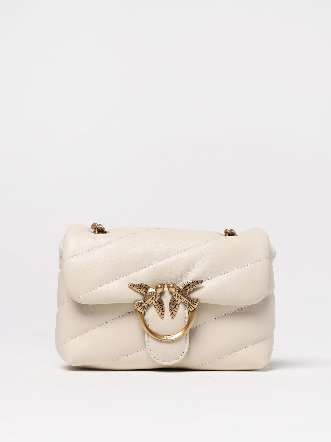 PINKO MINI BAG: Shoulder bag woman Pinko, White - Img 1