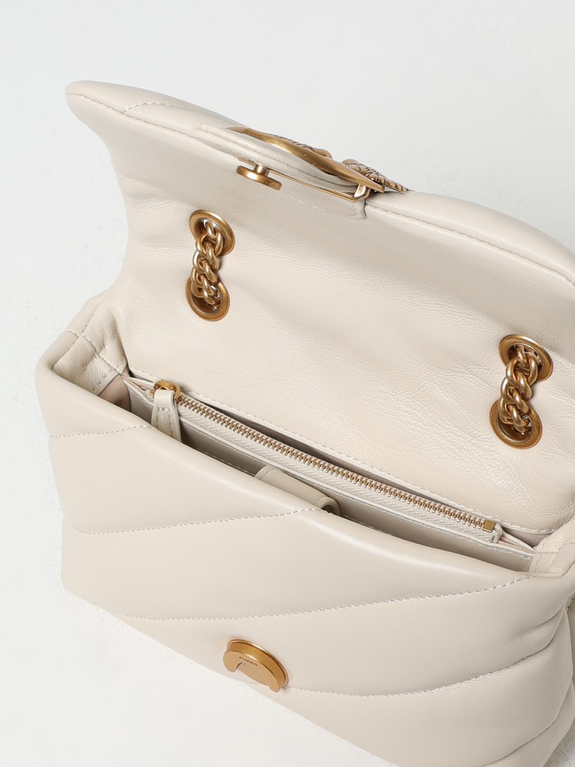 PINKO MINI BAG: Shoulder bag woman Pinko, White - Img 3