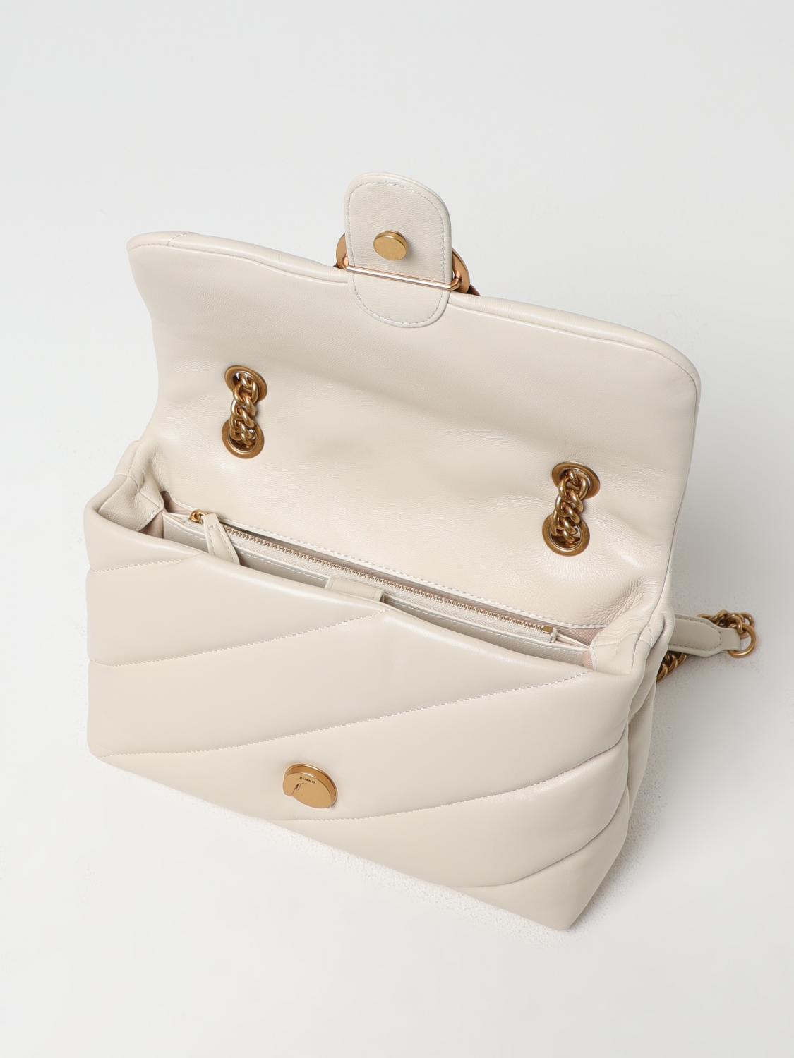 PINKO BANDOLERA: Bolso de hombro mujer Pinko, Blanco - Img 3