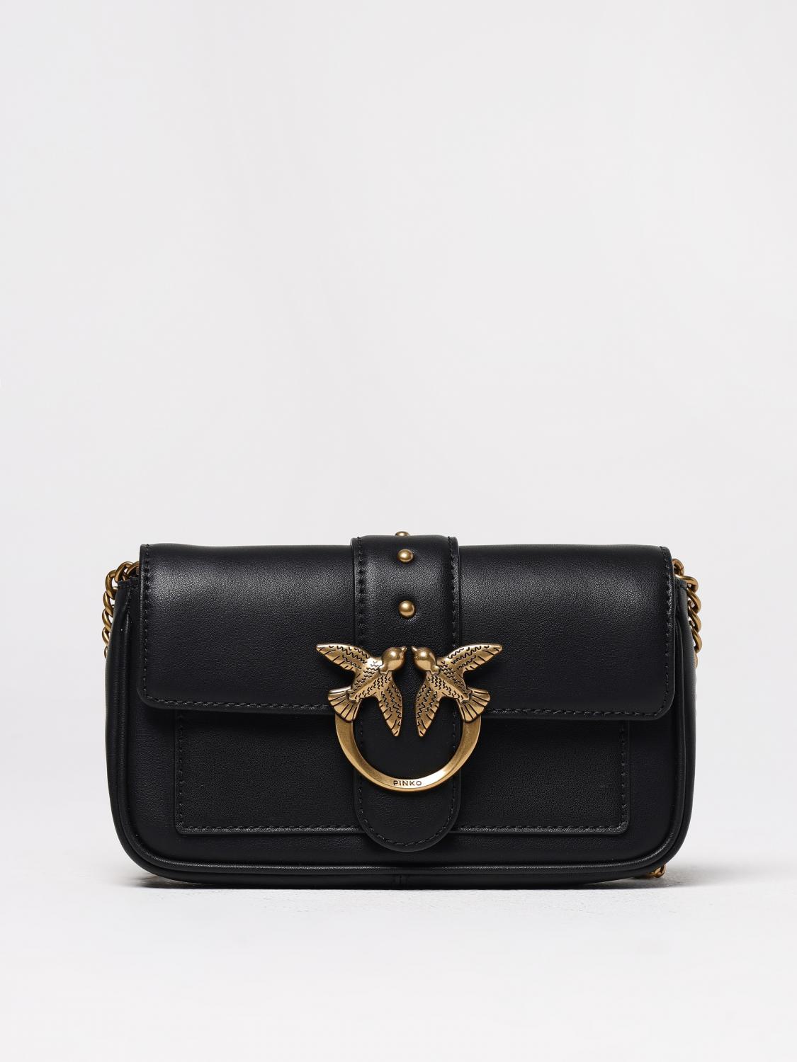 PINKO MINI BAG: Shoulder bag woman Pinko, Black - Img 1