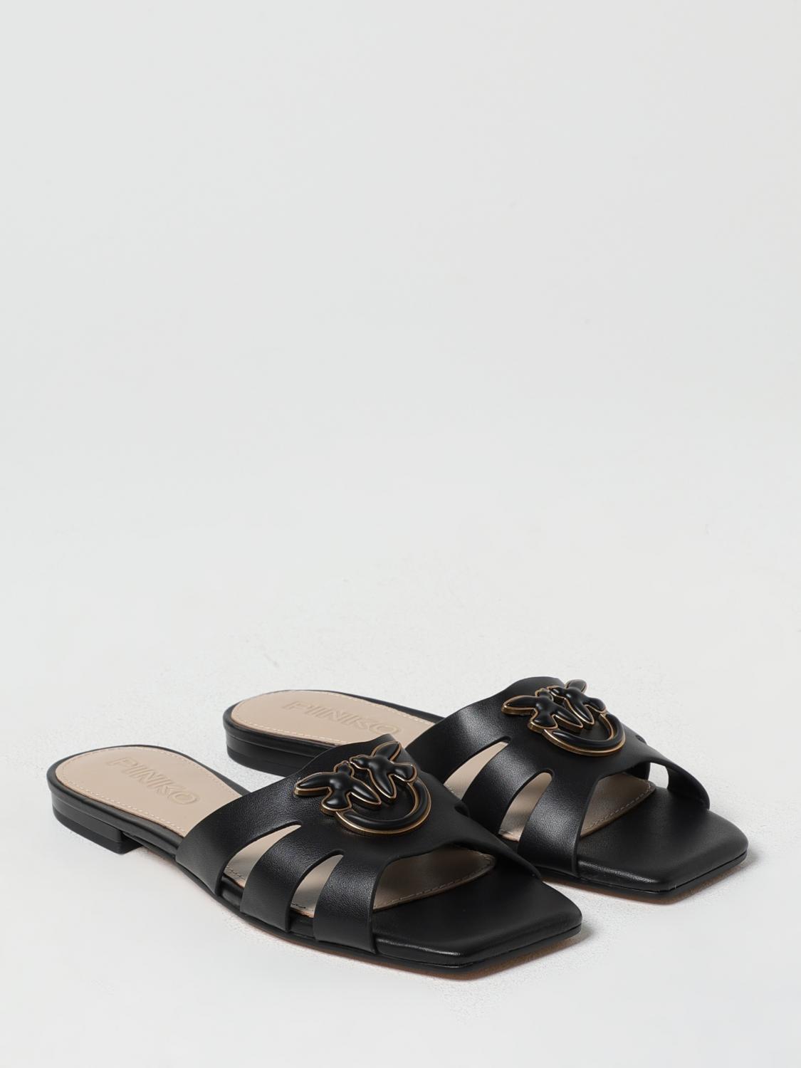 PINKO FLAT SANDALS: Shoes woman Pinko, Black - Img 2