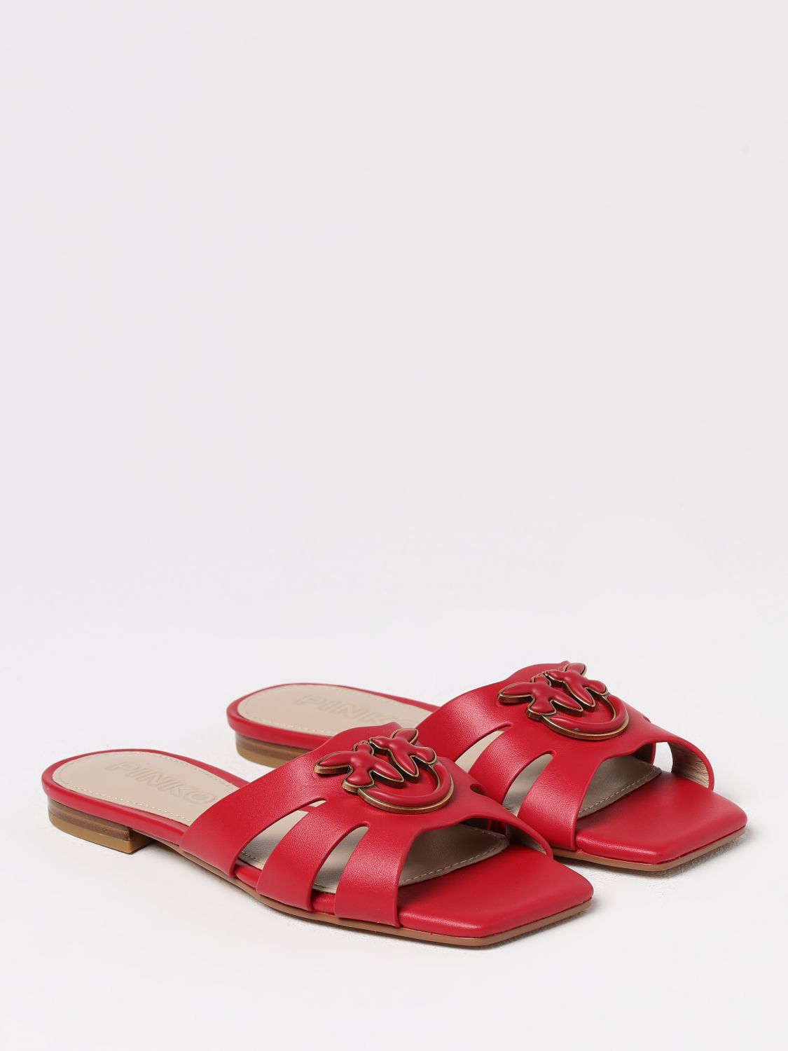 PINKO FLAT SANDALS: Shoes woman Pinko, Red - Img 2