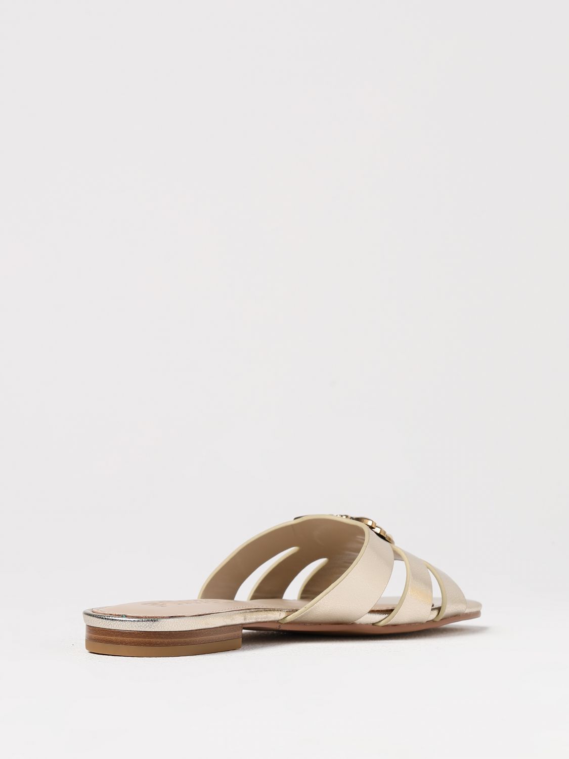 PINKO FLAT SANDALS: Shoes woman Pinko, Gold - Img 3