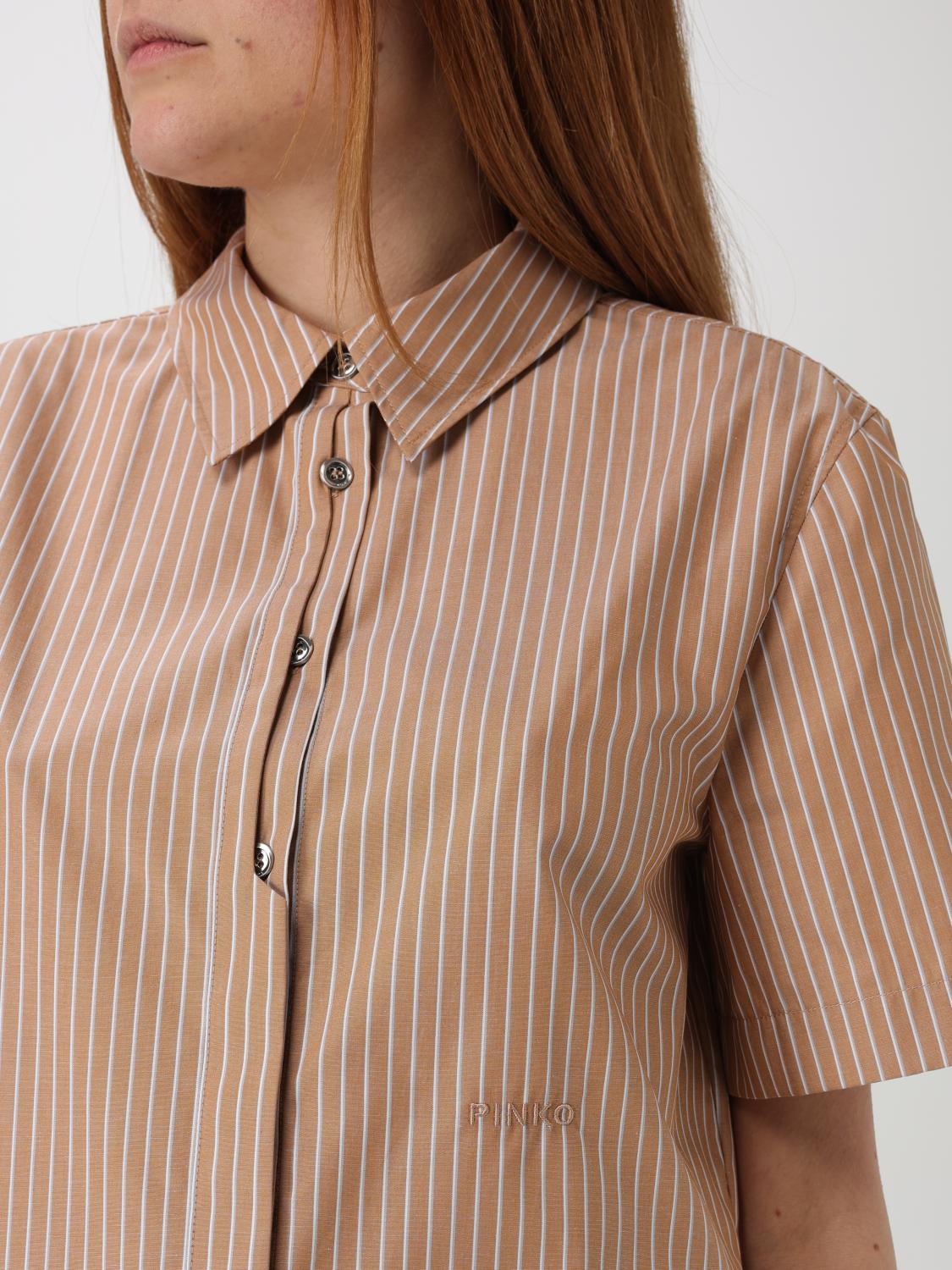 PINKO SHIRT: Shirt woman Pinko, Beige - Img 3