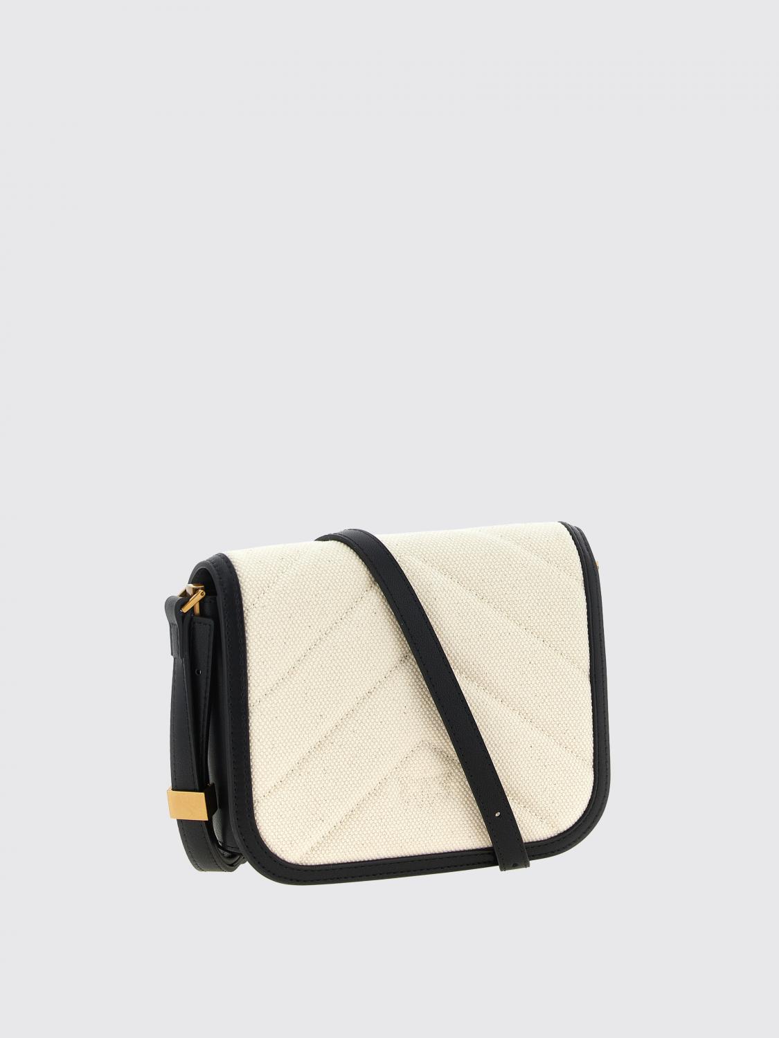 PINKO BORSA A TRACOLLA: Borsa a spalla piccola Love Bag in canvas e pelle Pinko, Nero - Img 2