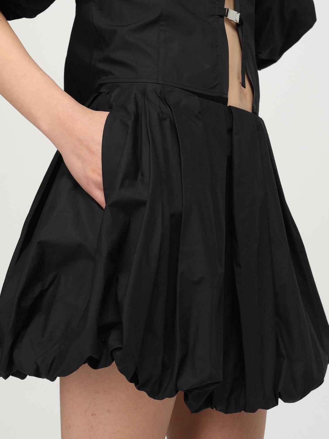 PINKO GONNA: Gonna Pinko in cotone , Nero - Img 3