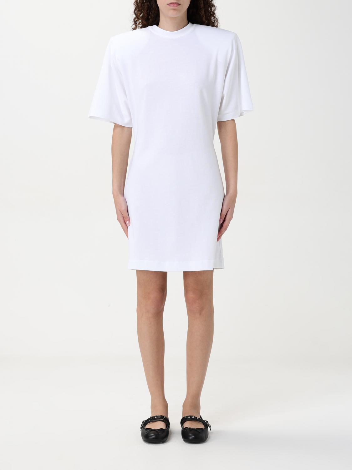 PINKO ABITO: Abito basic Pinko in cotone , Bianco - Img 1