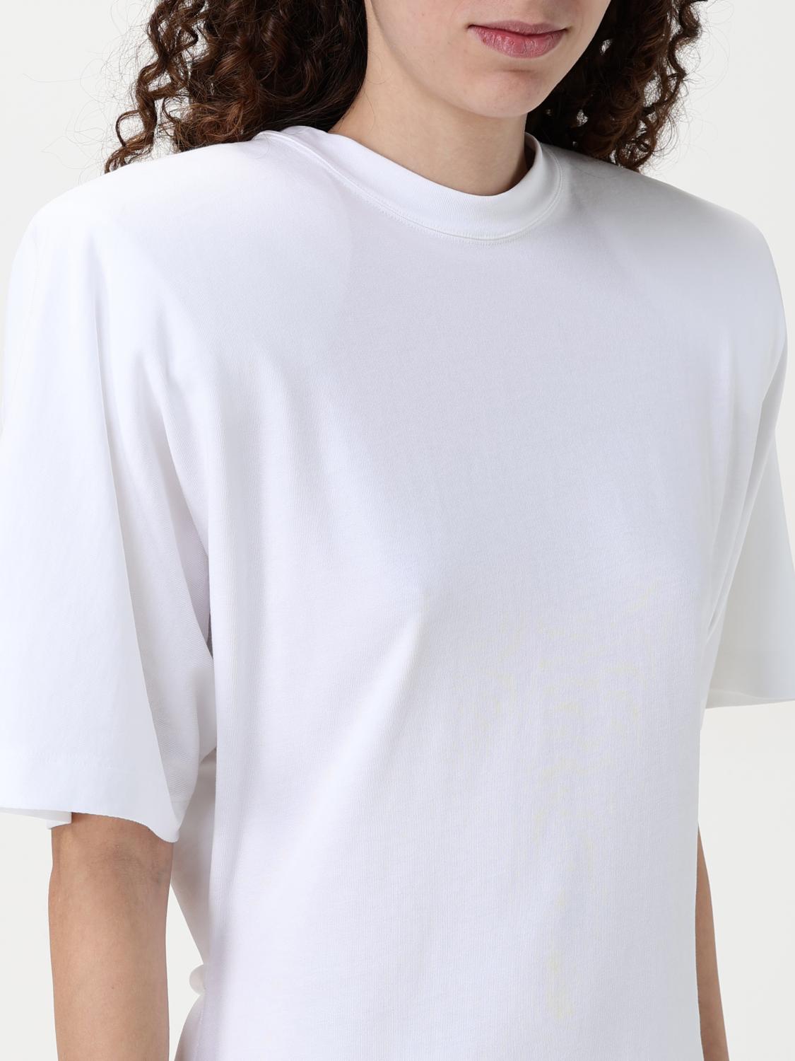 PINKO ABITO: Abito basic Pinko in cotone , Bianco - Img 3