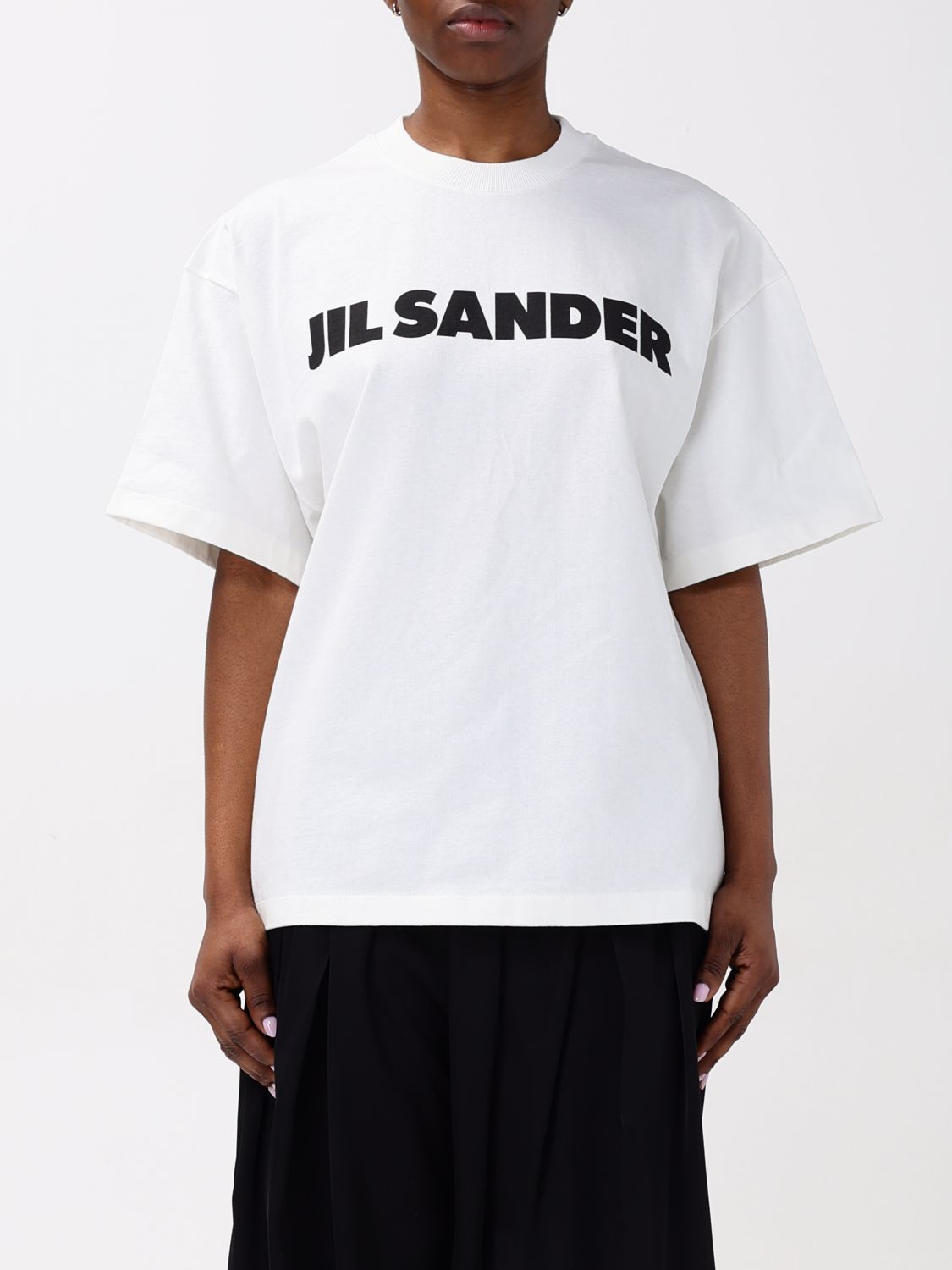 JIL SANDER ФУТБОЛКА: Футболка Женское Jil Sander, Сливки - Img 1