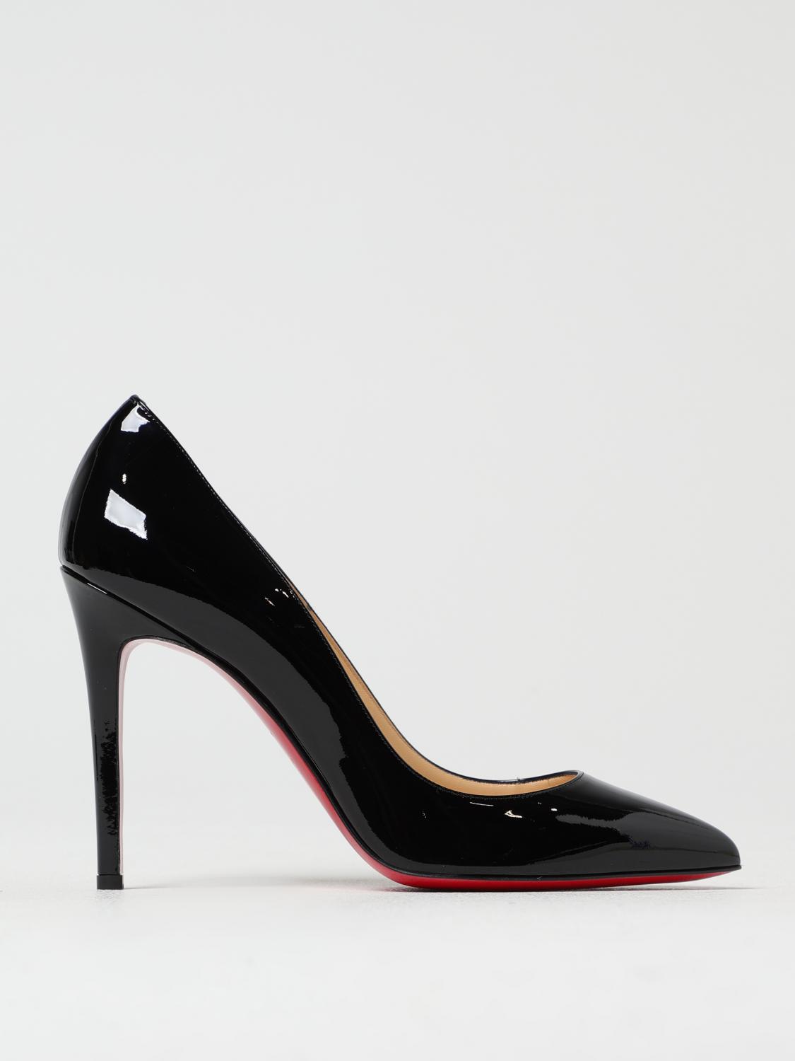 CHRISTIAN LOUBOUTIN DÉCOLLETÉ: Décolleté Pigalle Christian Louboutin in pelle verniciata , Nero - Img 1