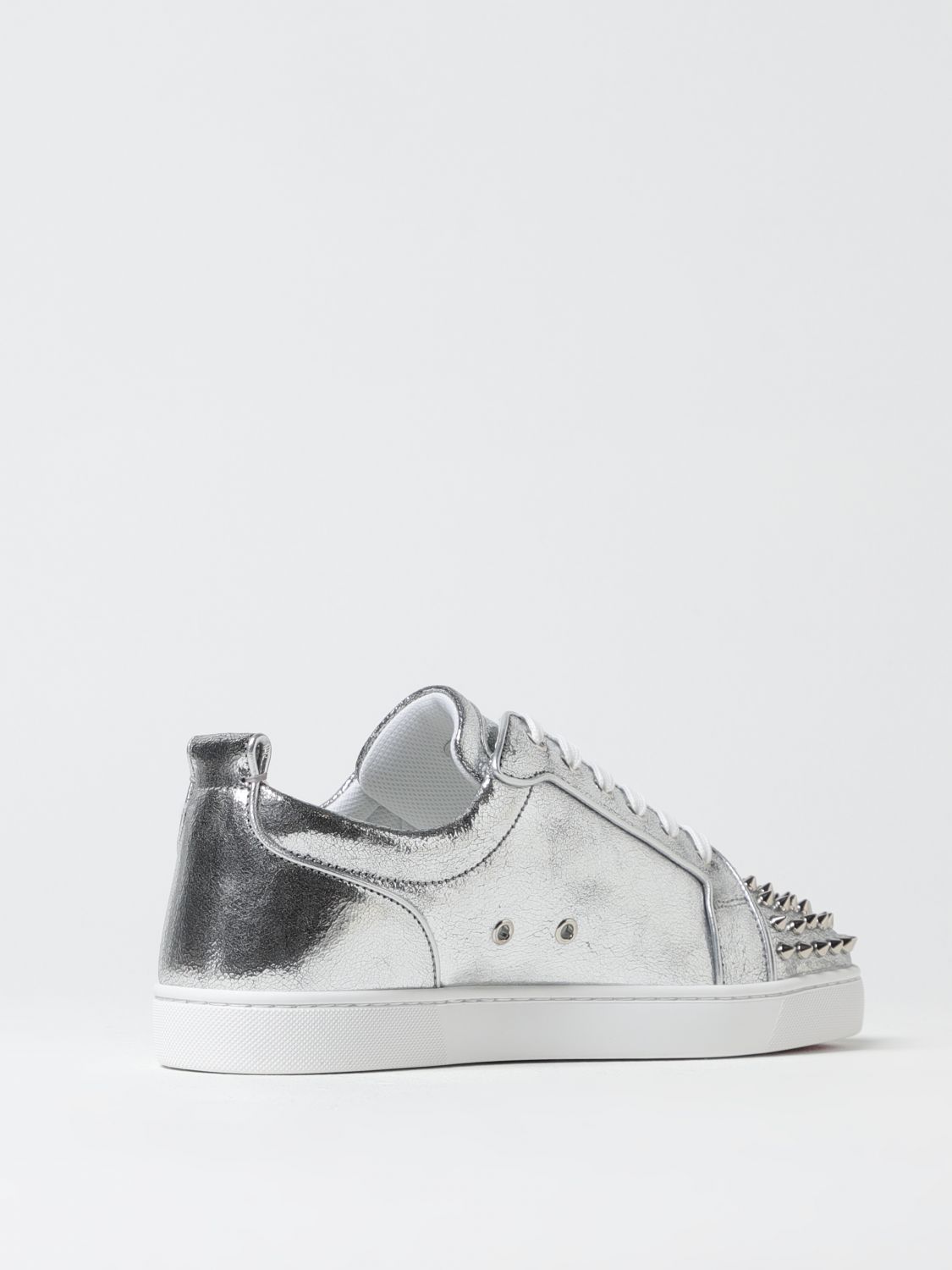 CHRISTIAN LOUBOUTIN ZAPATILLAS: Zapatillas hombre Christian Louboutin, Plata - Img 3