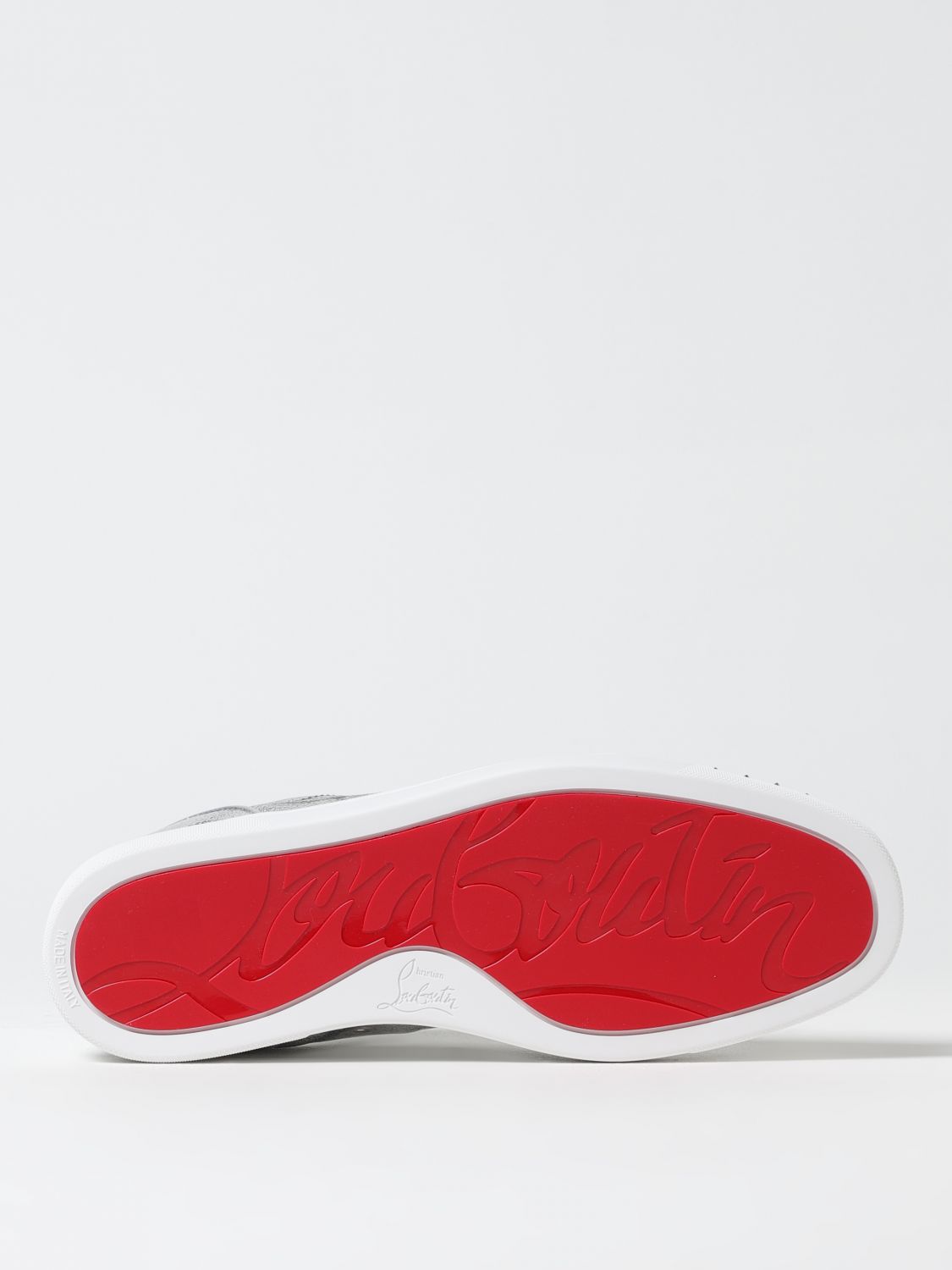 CHRISTIAN LOUBOUTIN ZAPATILLAS: Zapatillas hombre Christian Louboutin, Plata - Img 5