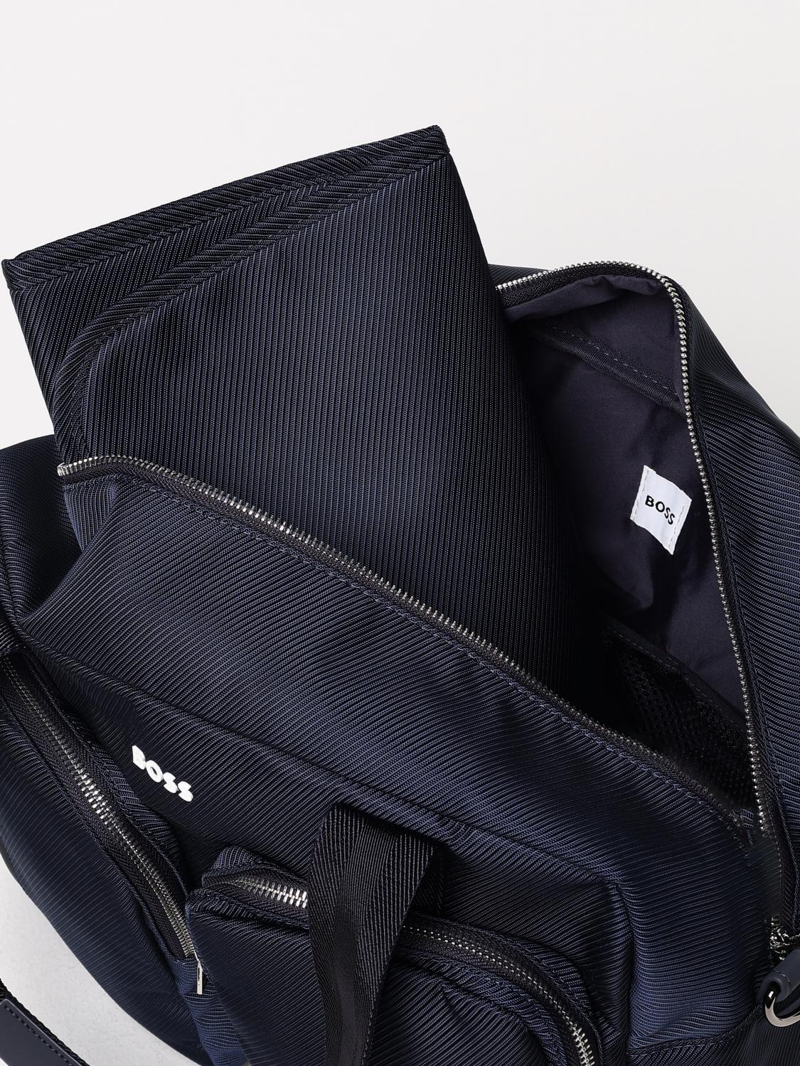 BOSS ACCESSOIRE: Tasche kinder Boss, Navy - Img 4