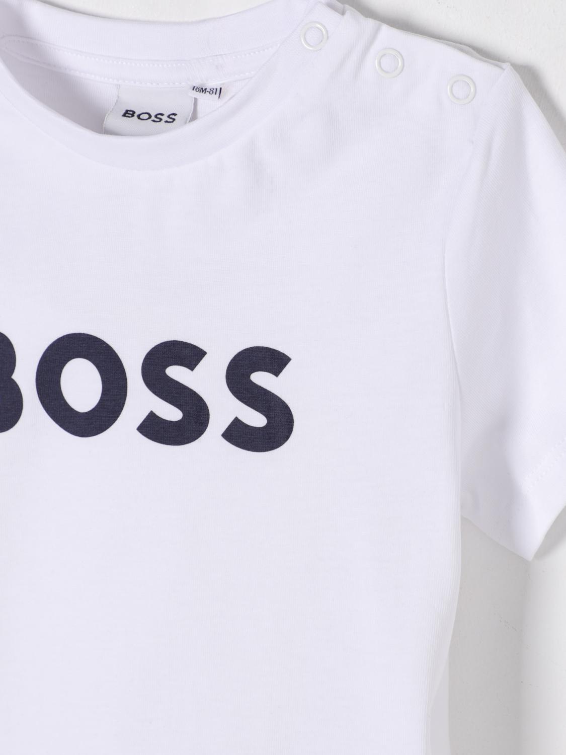 BOSS T-SHIRT: T-shirt kids Boss, White - Img 3