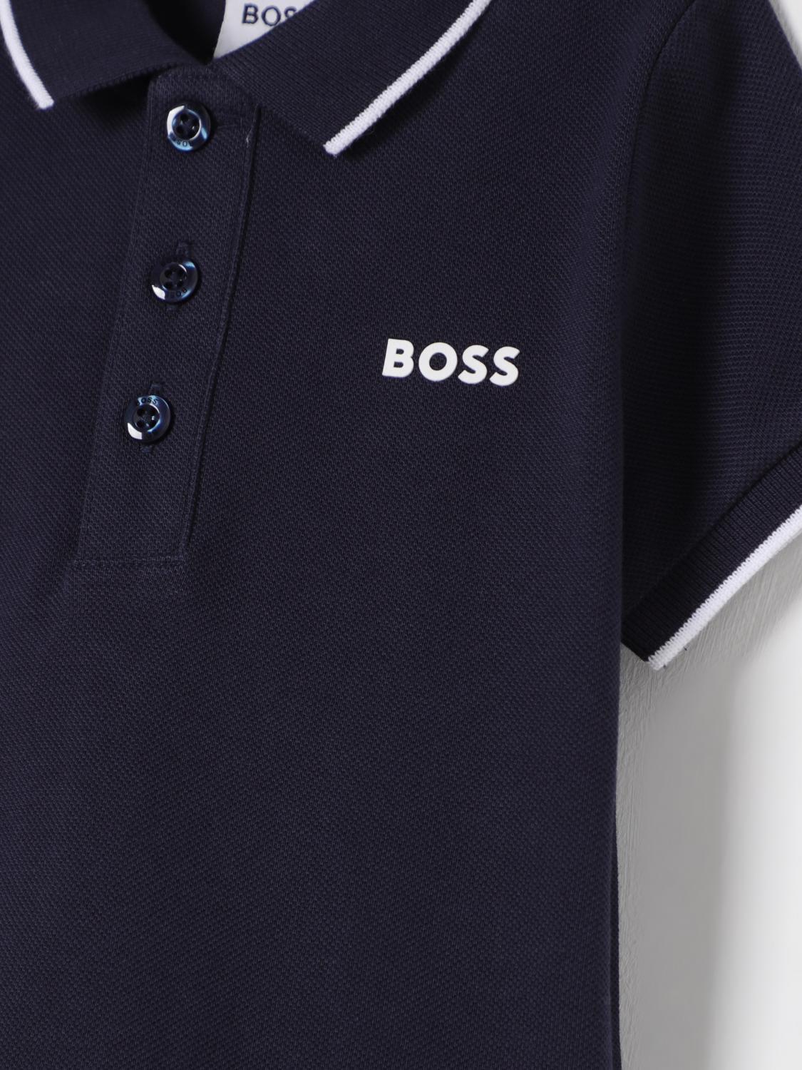 BOSS T-SHIRT: T-shirt kids Boss, Navy - Img 3