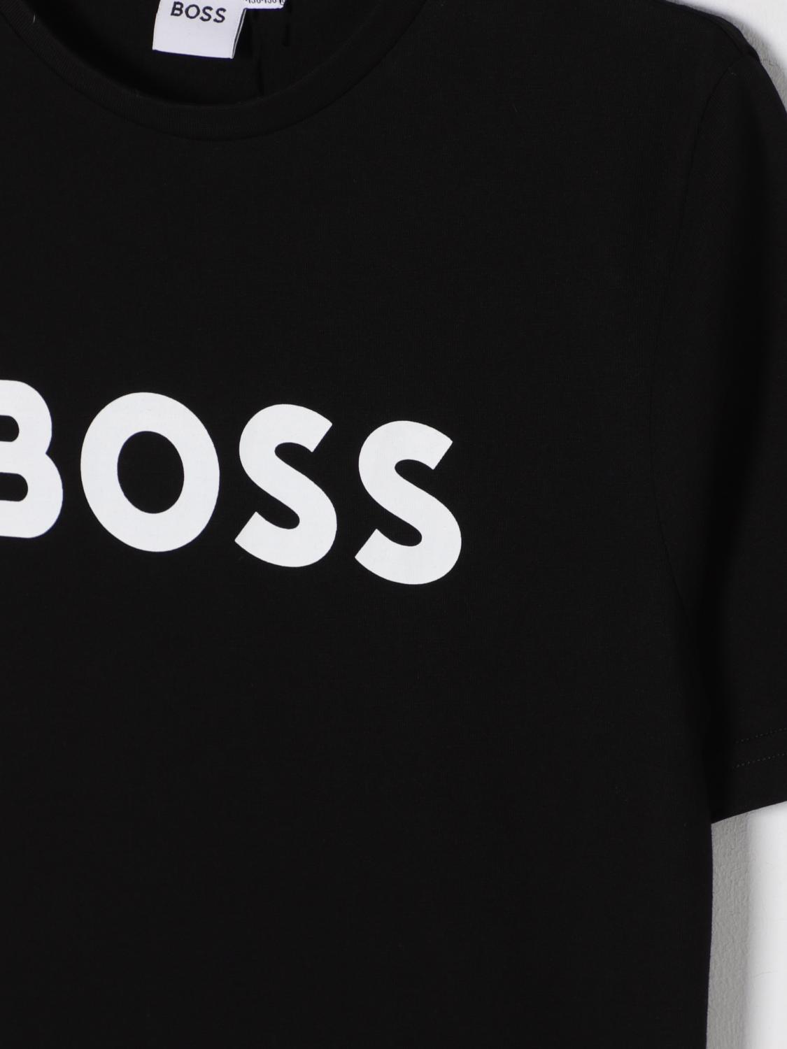 BOSS T-SHIRT: T-shirt kids Boss, Black - Img 3