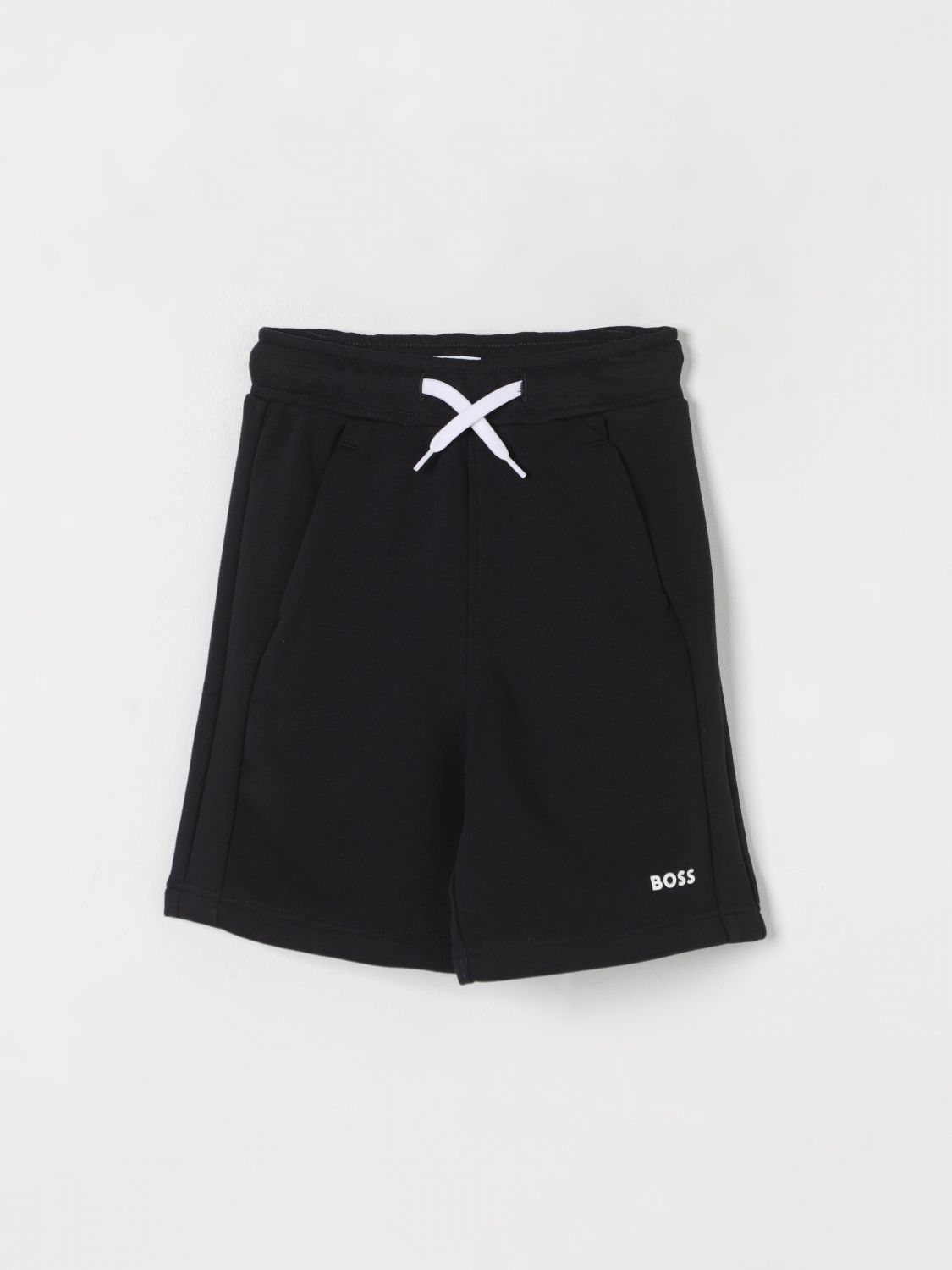 BOSS SHORTS: Shorts kids Boss, Black - Img 1