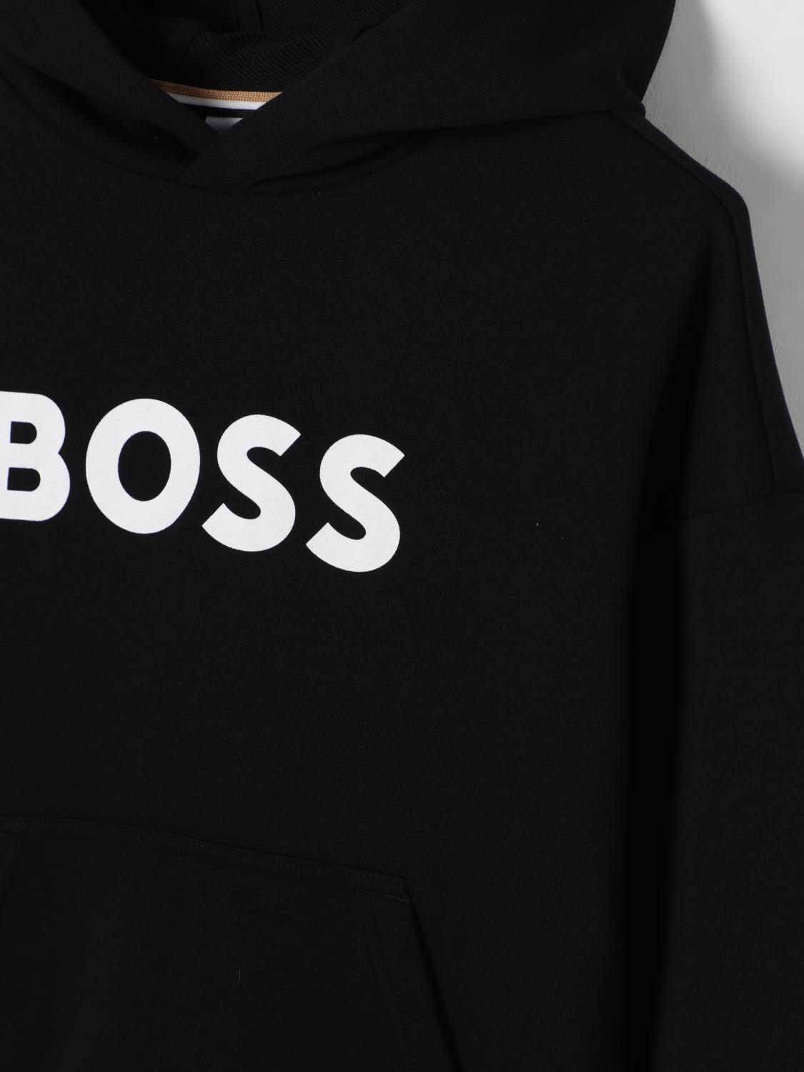 BOSS SWEATER: Sweater kids Boss, Black - Img 3