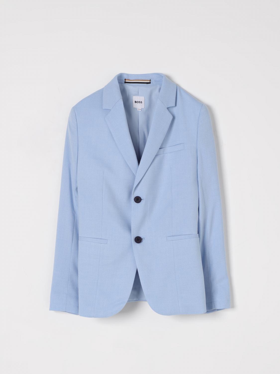 BOSS BLAZER: Blazer kids Boss, Gnawed Blue - Img 1