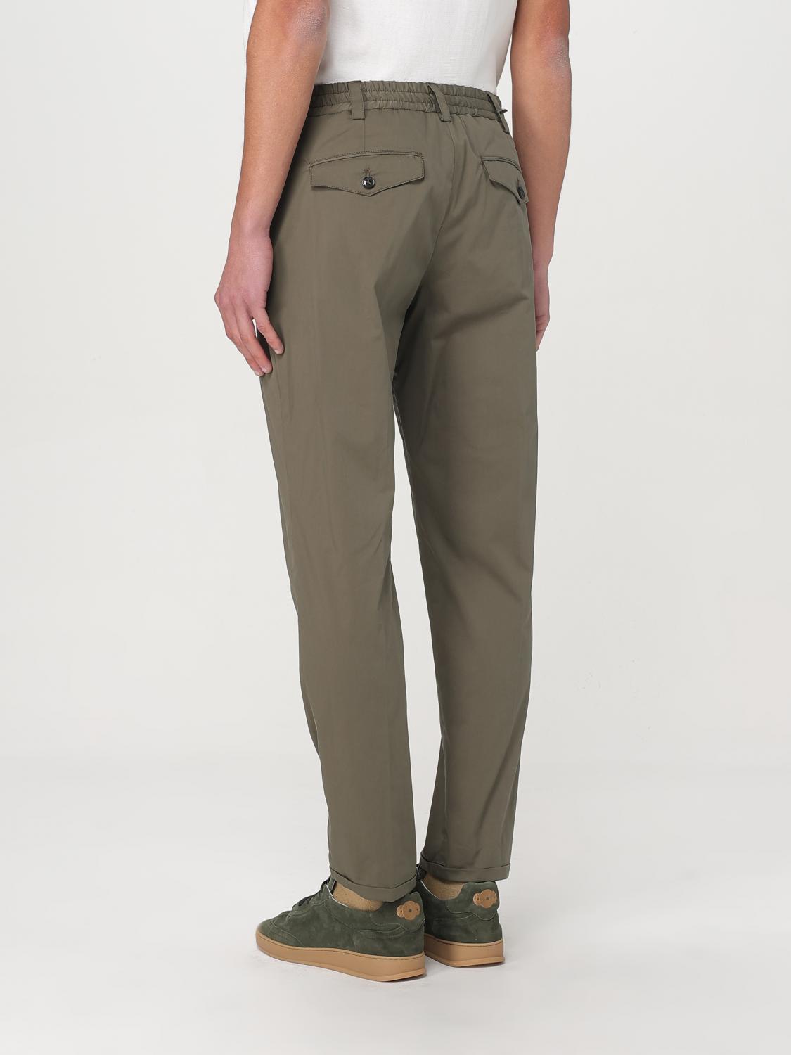 PT TORINO PANTALONI: Pantalone PT Torino in misto cotone , Verde - Img 2