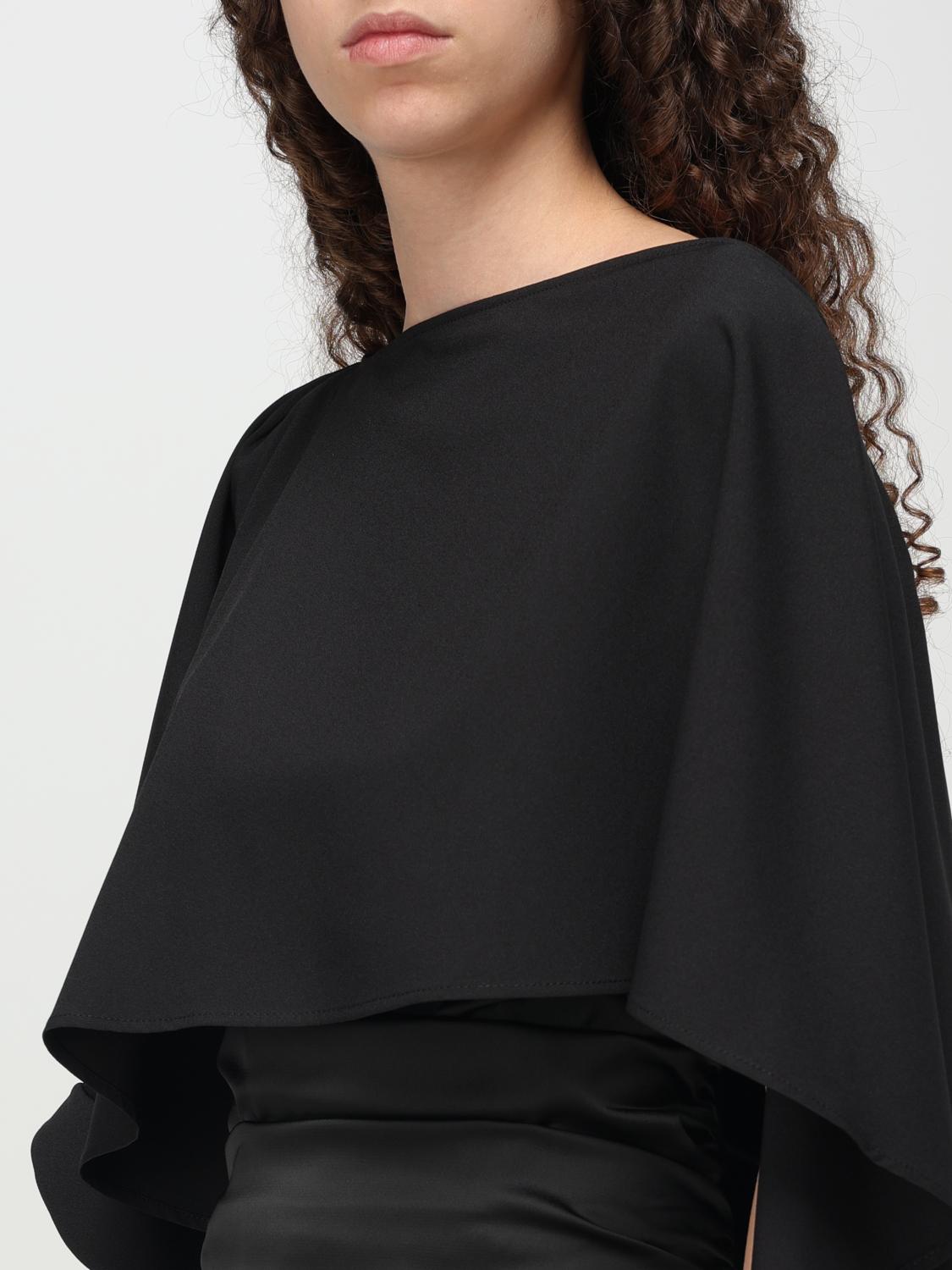 H COUTURE CHAQUETA: Capa mujer H Couture, Negro - Img 4