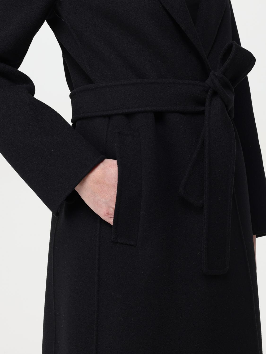 'S MAX MARA ABRIGO: Abrigo mujer 's Max Mara, Negro - Img 4