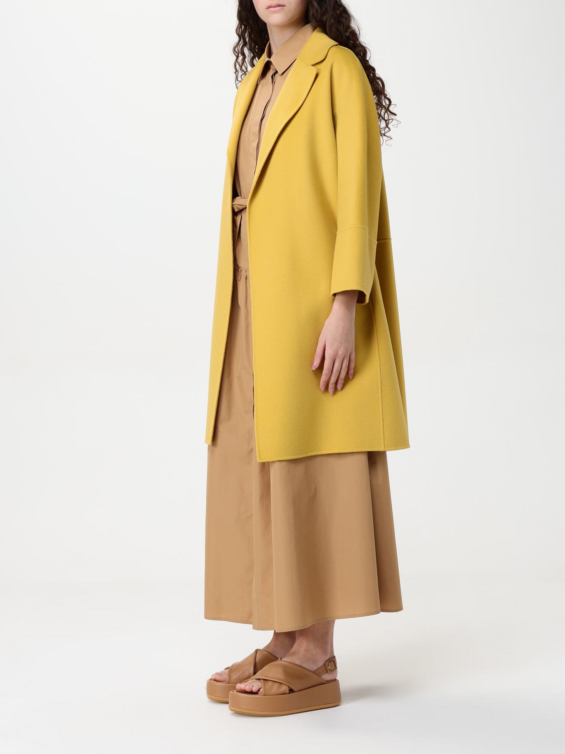 S Max Mara Coat woman 's Max Mara - Yellow | 2519011101600