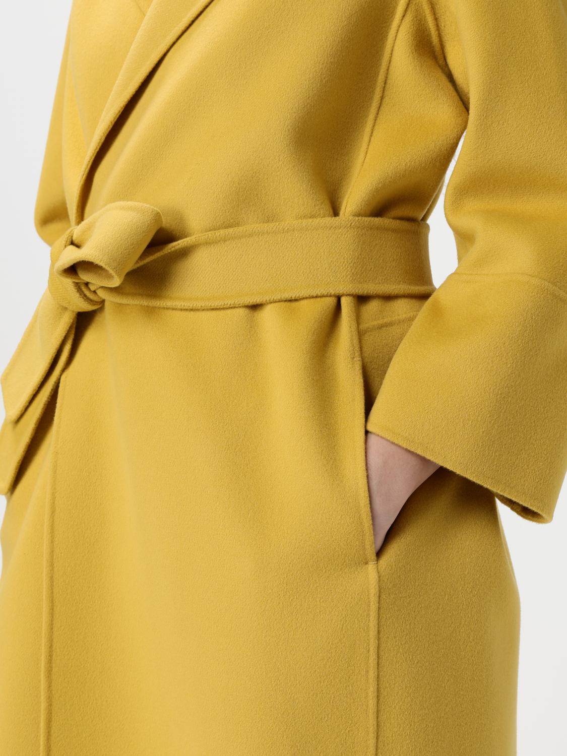 'S MAX MARA ABRIGO: Abrigo mujer 's Max Mara, Amarillo - Img 4