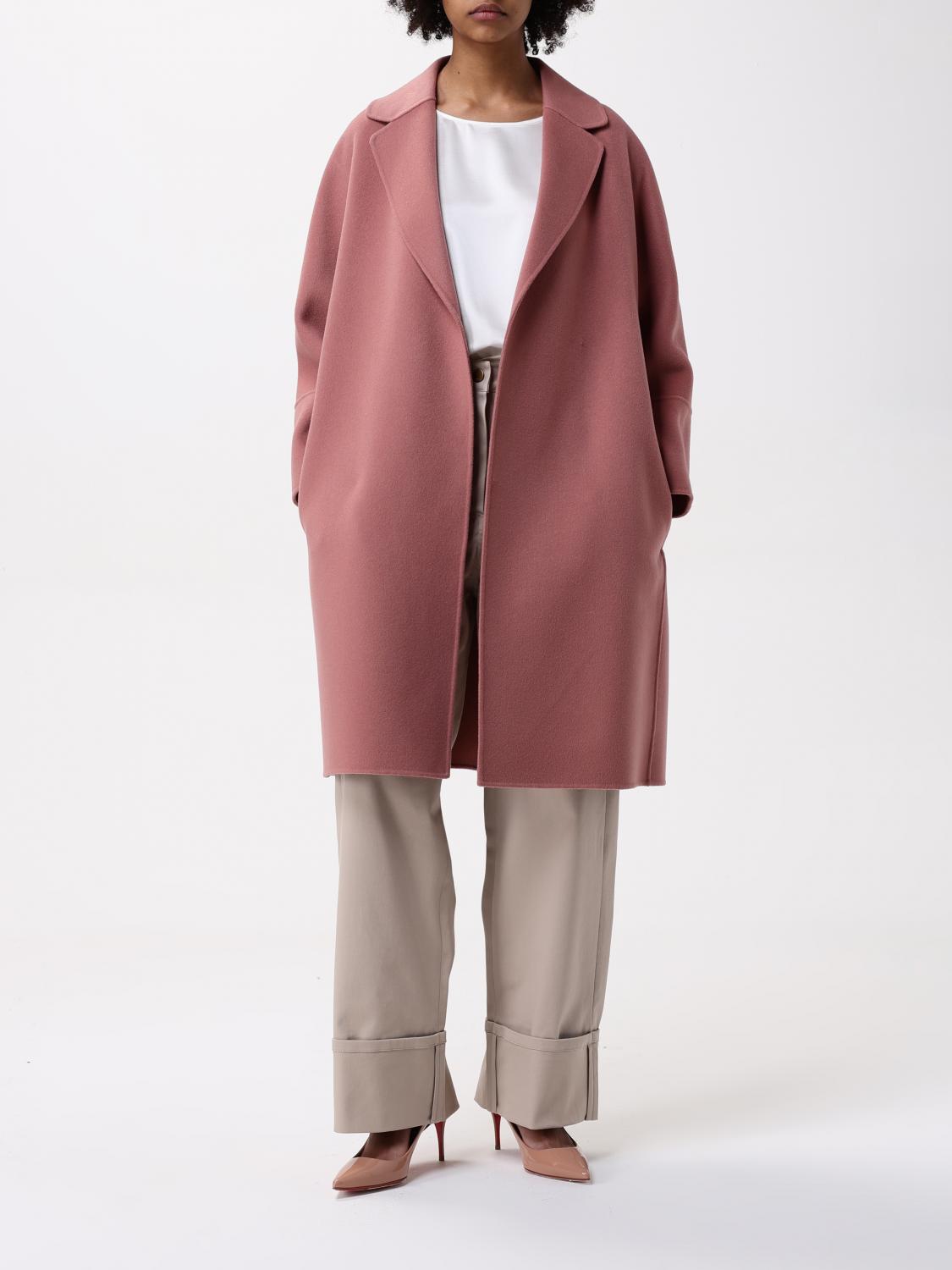 'S MAX MARA ABRIGO: Abrigo mujer 's Max Mara, Rosa Pálido - Img 2