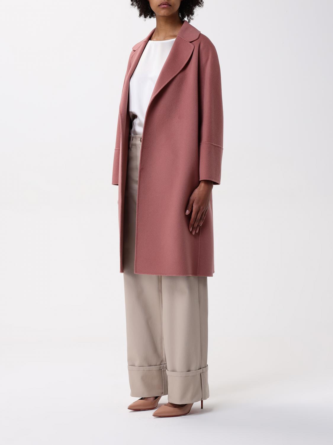 'S MAX MARA ABRIGO: Abrigo mujer 's Max Mara, Rosa Pálido - Img 4
