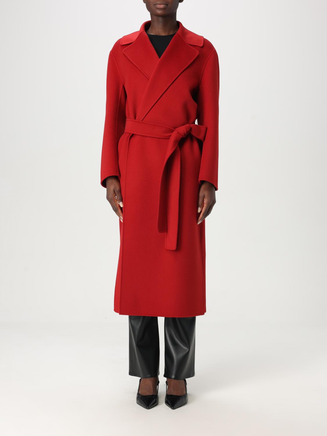 'S MAX MARA ABRIGO: Abrigo mujer 's Max Mara, Rojo - Img 1
