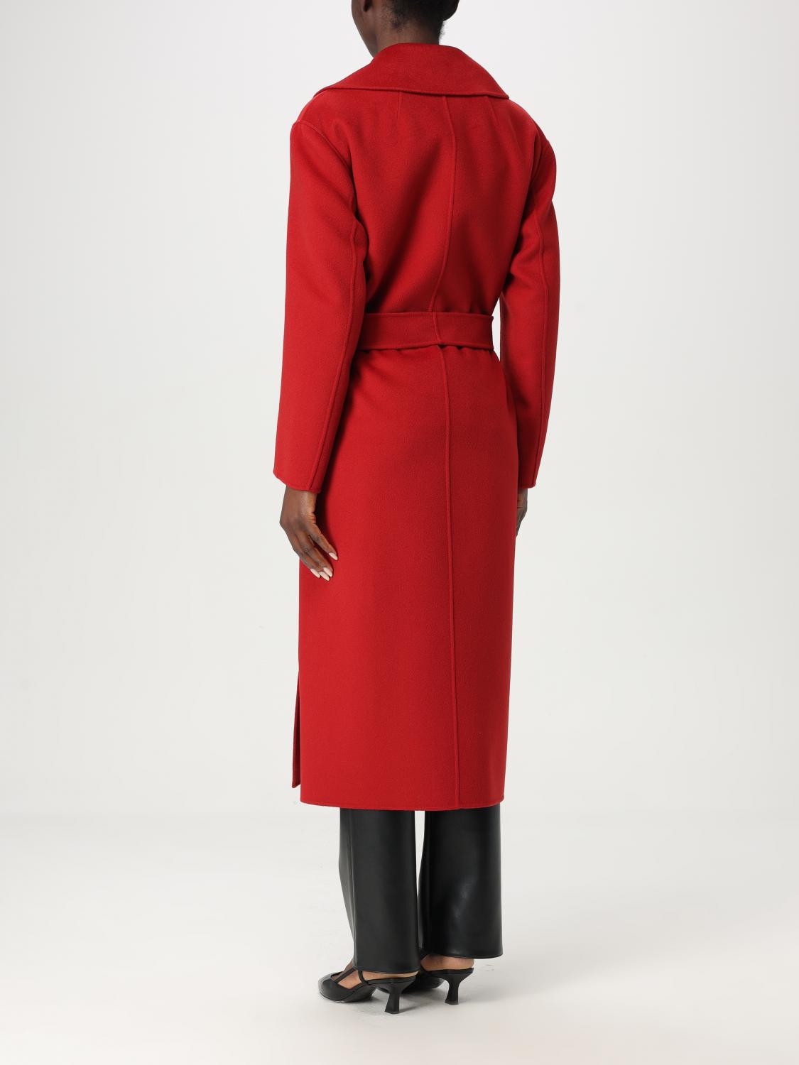 'S MAX MARA ABRIGO: Abrigo mujer 's Max Mara, Rojo - Img 3
