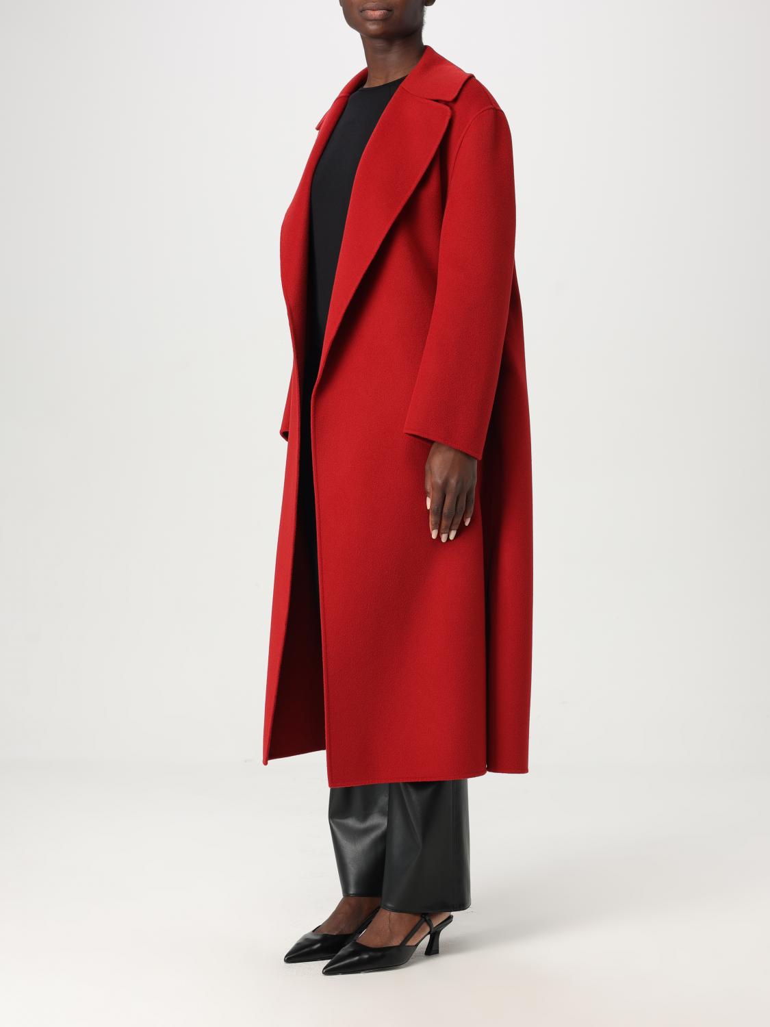'S MAX MARA ABRIGO: Abrigo mujer 's Max Mara, Rojo - Img 4