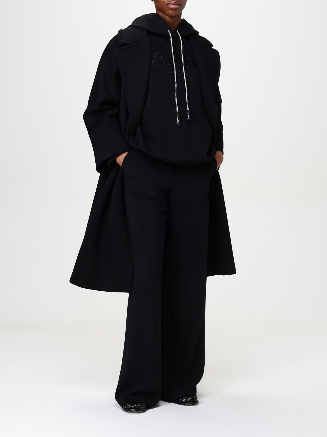 'S MAX MARA FELPA: Felpa 'S Max Mara in misto cotone, Nero - Img 2