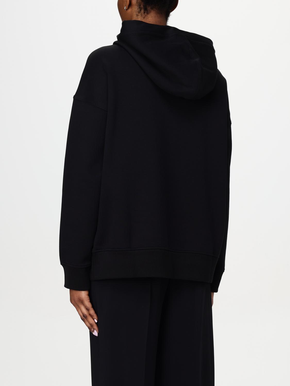 'S MAX MARA FELPA: Felpa 'S Max Mara in misto cotone, Nero - Img 3