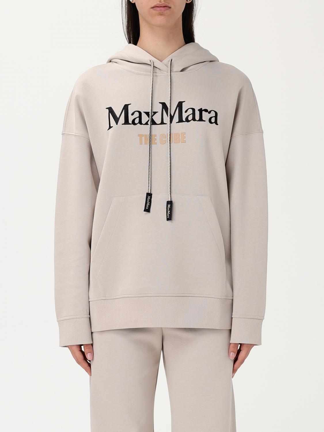 'S MAX MARA FELPA: Felpa 'S Max Mara in misto cotone, Beige - Img 1