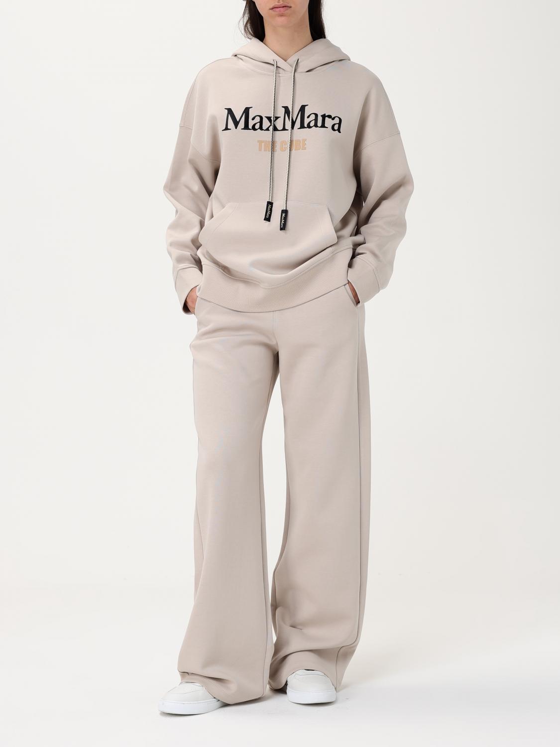 'S MAX MARA FELPA: Felpa 'S Max Mara in misto cotone, Beige - Img 2