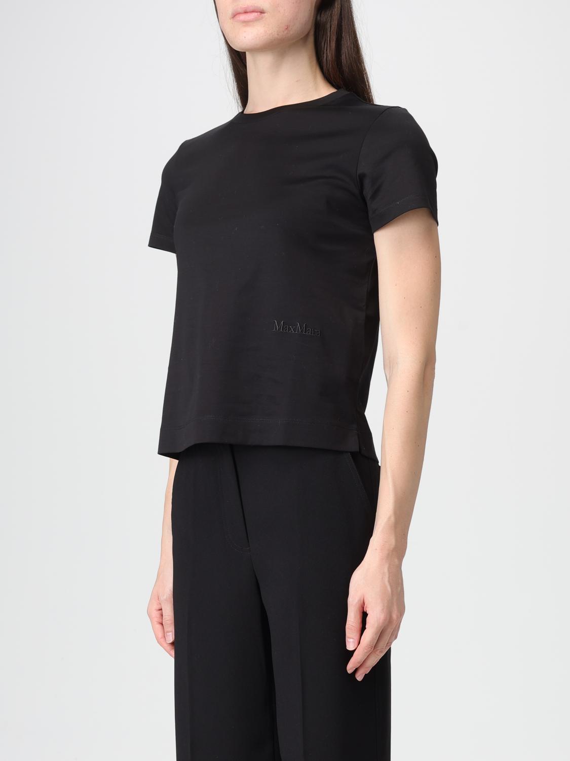 MAX MARA CAMISETA: Camiseta mujer Max Mara, Negro 1 - Img 3
