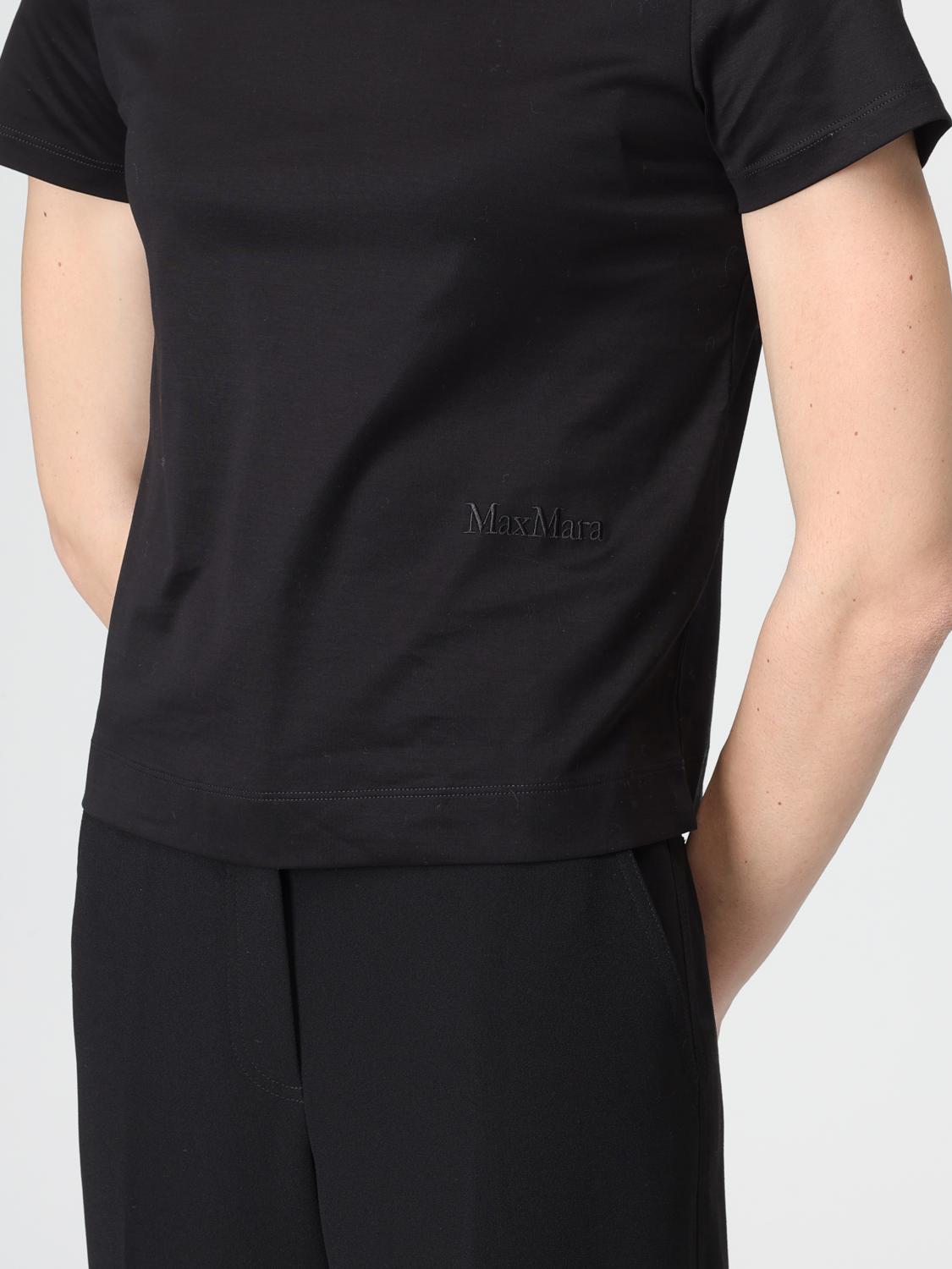 MAX MARA CAMISETA: Camiseta mujer Max Mara, Negro 1 - Img 4