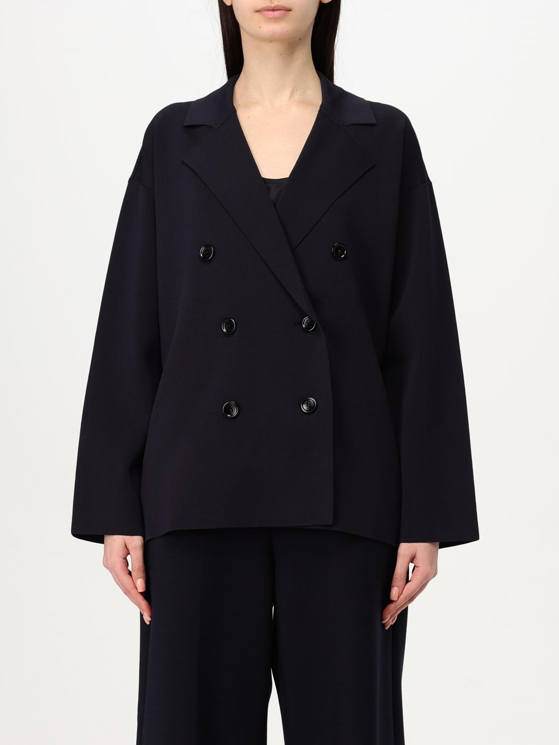 MAX MARA CHAQUETA: Abrigo mujer Max Mara, Azul Marino - Img 1