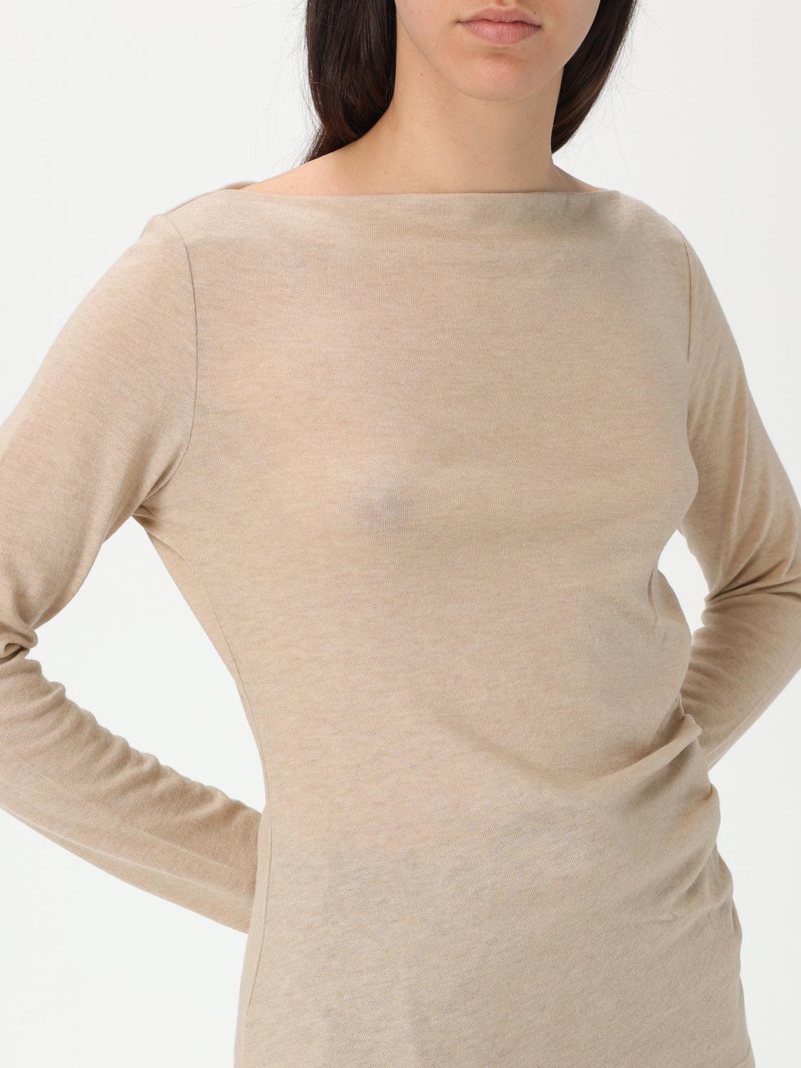 MAX MARA TOP: Top Max Mara in misto cashmere , Naturale - Img 5