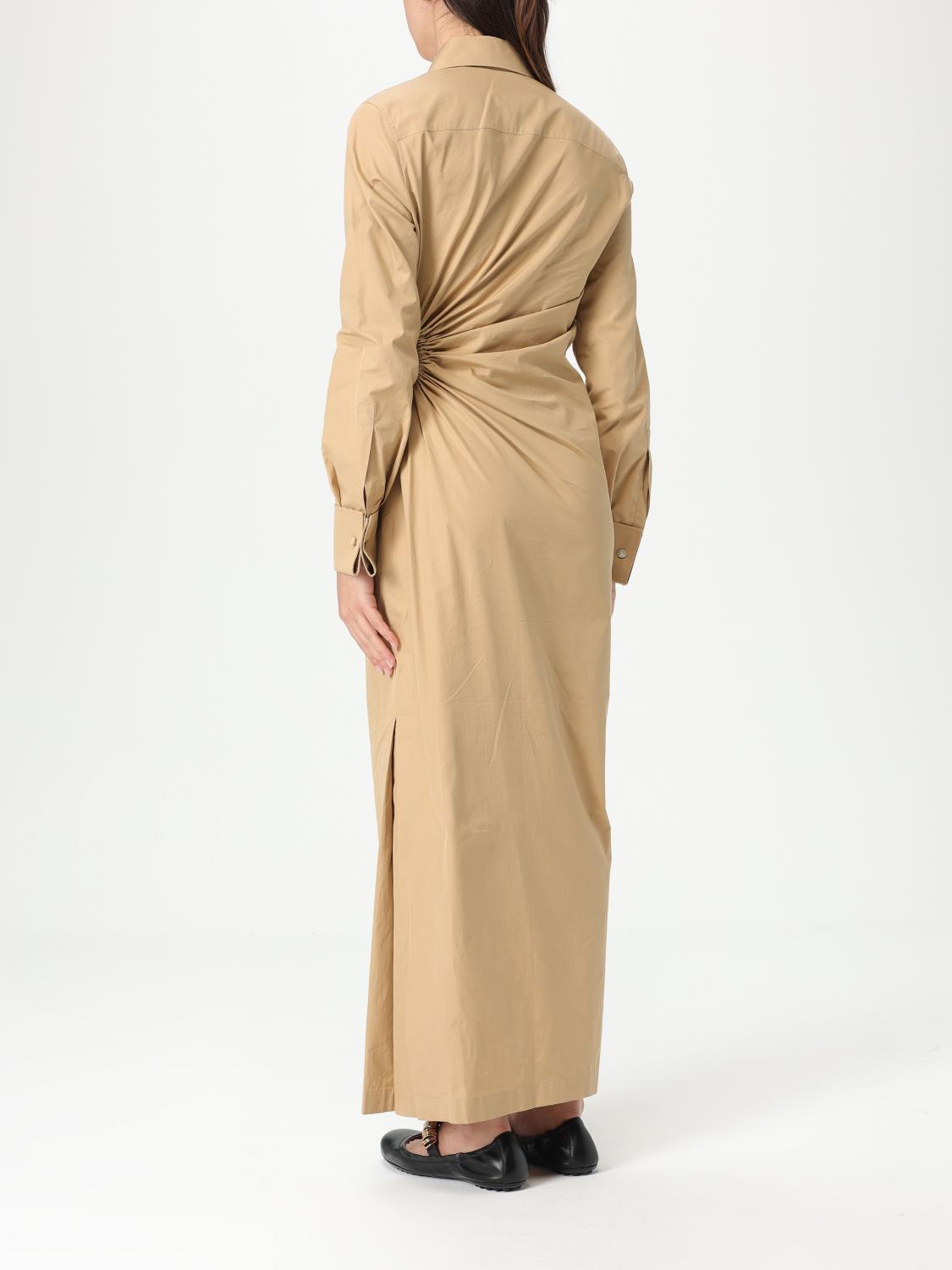 MAX MARA ABITO: Abito chemisier Max Mara in cotone , Beige - Img 2