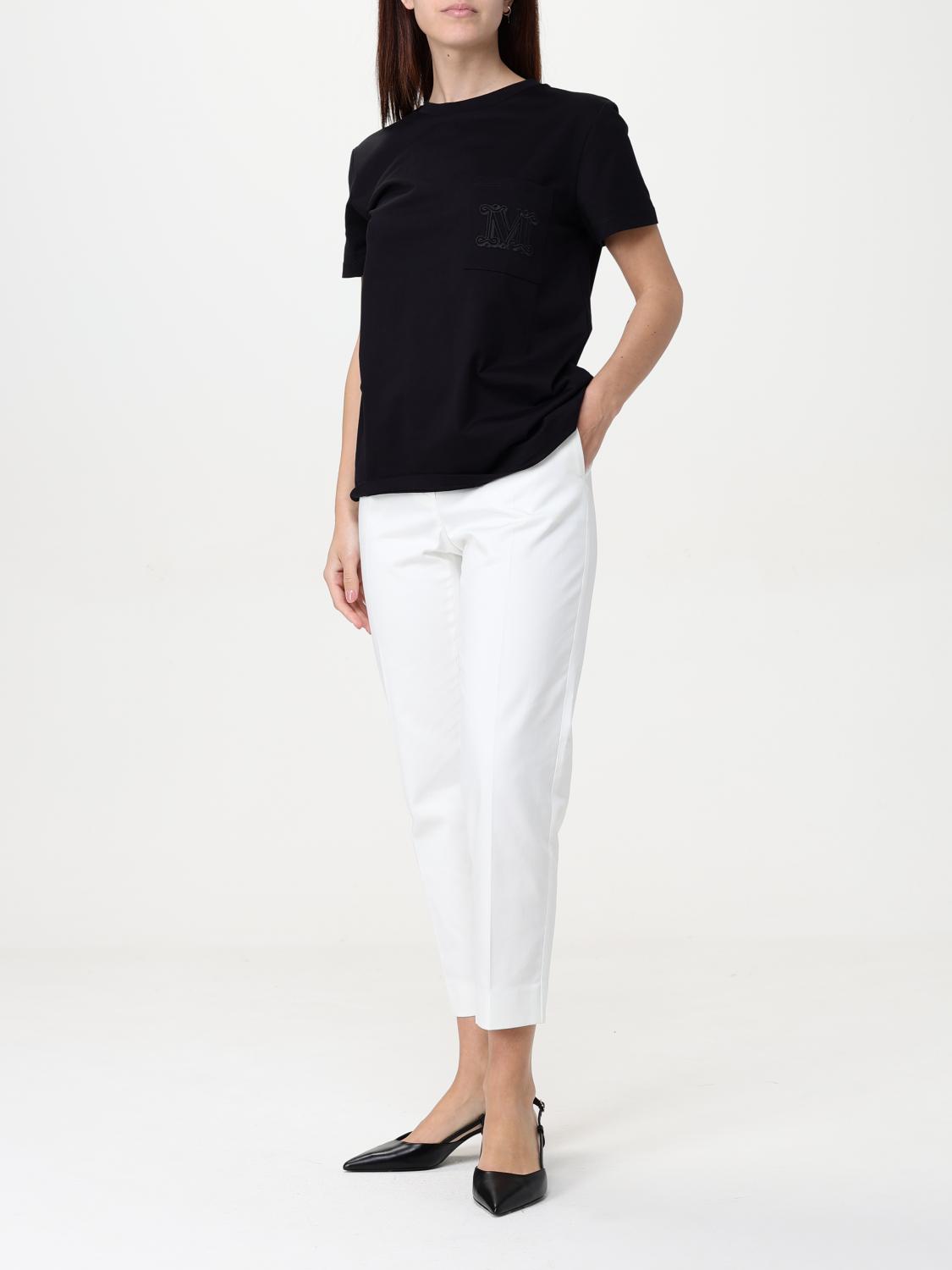 MAX MARA CAMISETA: Top mujer Max Mara, Negro - Img 2