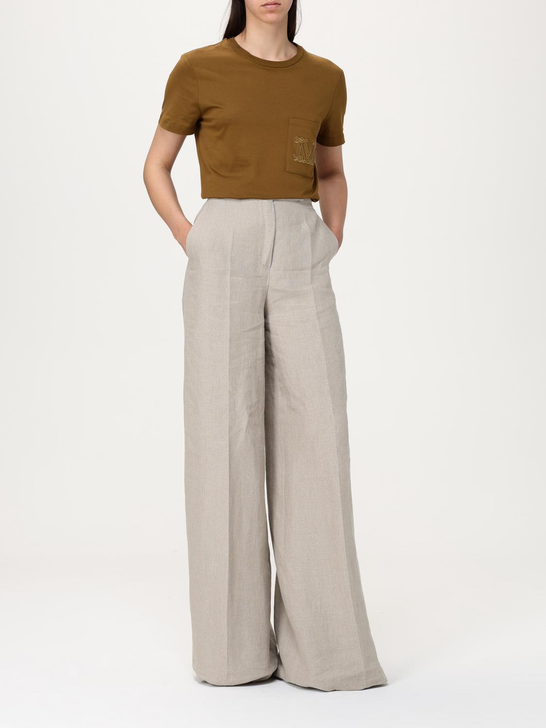MAX MARA CAMISETA: Top mujer Max Mara, Verde - Img 2