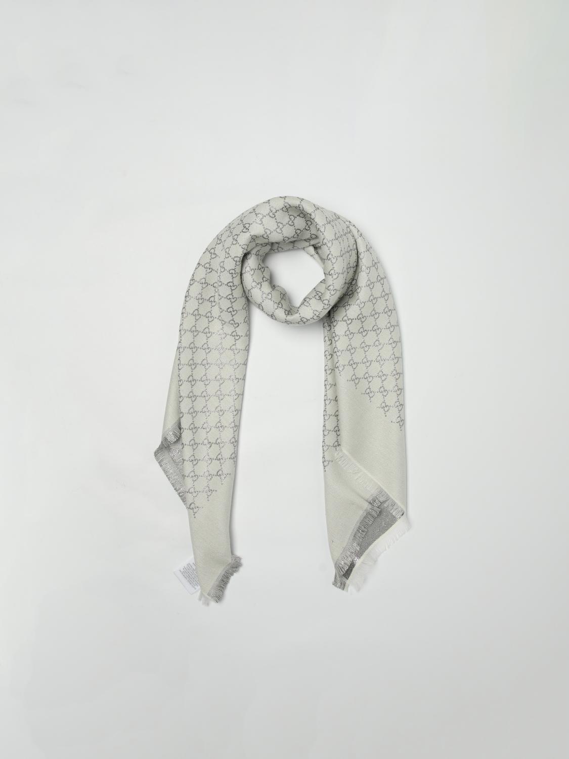 GUCCI ÉCHARPE: Foulard femme Gucci, Blanc - Img 2
